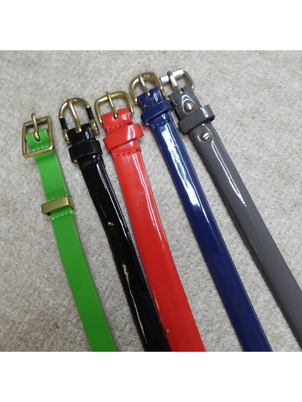 J.Crew Womens Belt Small Patent Leather Lot of 4